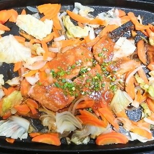 野菜たっぷり☆鮭のちゃんちゃん焼き